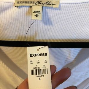Express Tops - NWT faux wrap top Express Tops - NWT faux wrap top